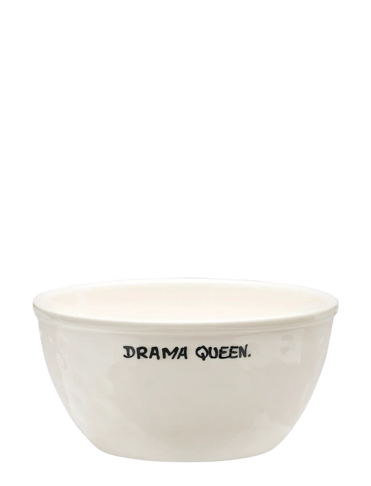 Anna + Nina Drama Queen Bowl, Breakfast Skål, Creme, Str: ONE SIZE