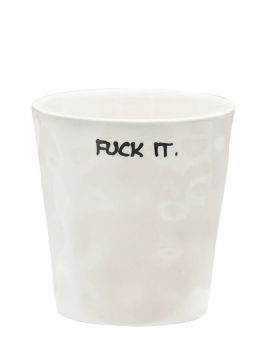 Anna + Nina - Fuck It Coffee Cup - kaffetassen - multi coloured - 0