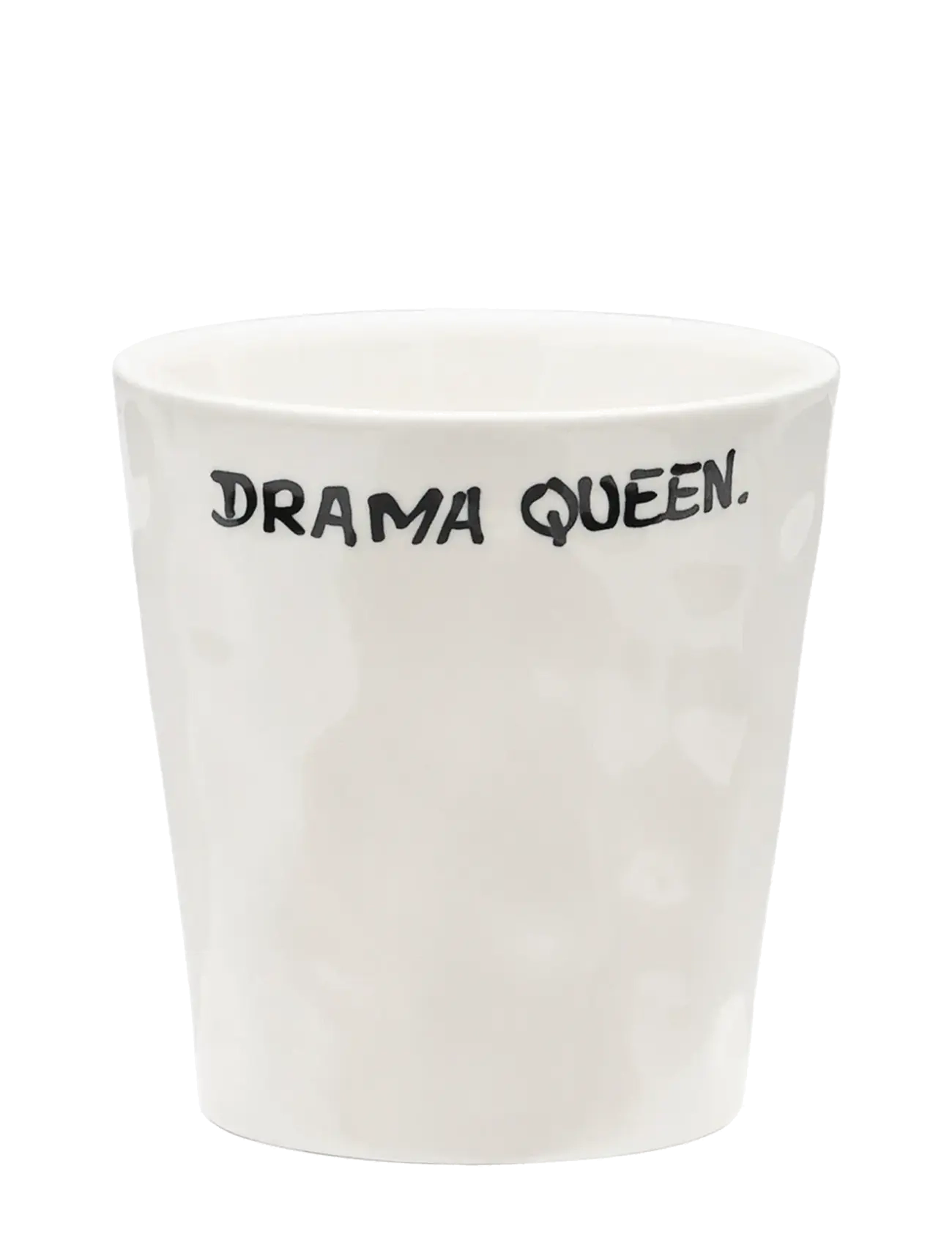 Anna + Nina Drama Queen Coffee Cup, Coffee Kop, Hvid, Str: ONE SIZE