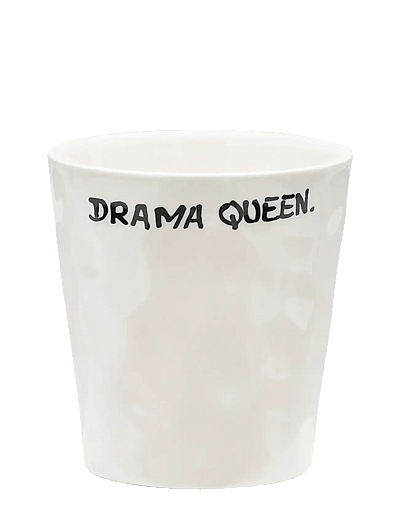 Anna + Nina Drama Queen Coffee Cup - Kaffetassen - MULTI COLOURED / white