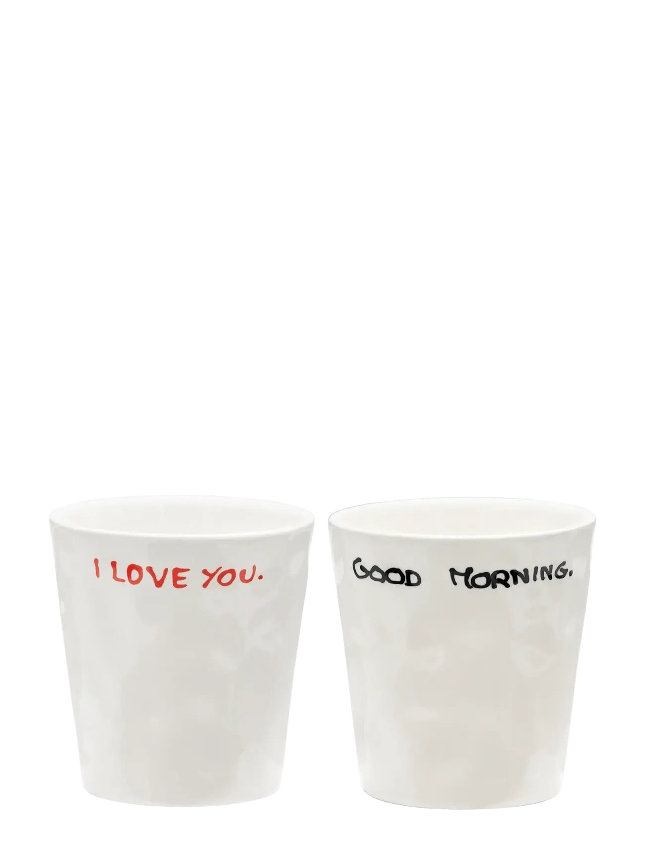 Anna + Nina Perfect Morning Coffee Cup Set of 2 - Herbst-Deals - MULTI COLOURED / white