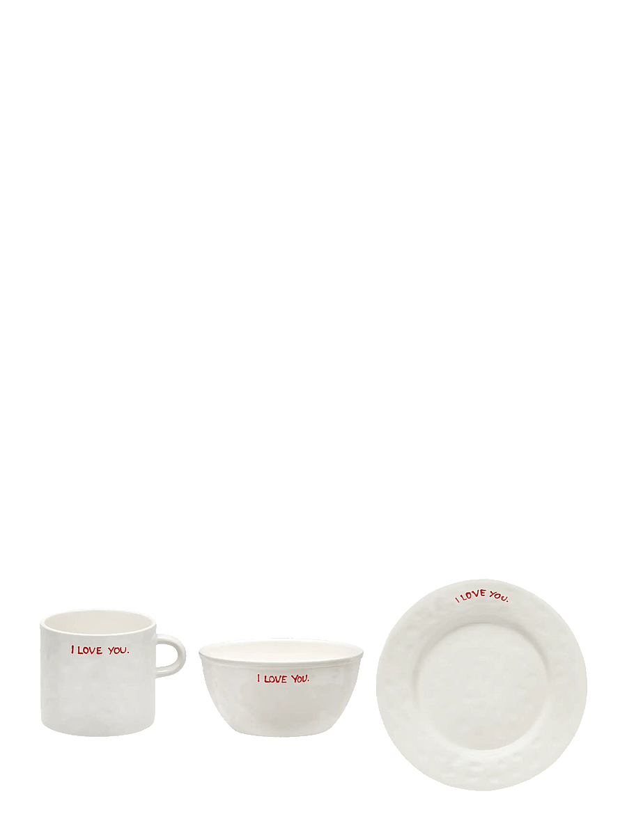 Anna + Nina - I Love You Breakfast Set - müslischalen - multi coloured - 1