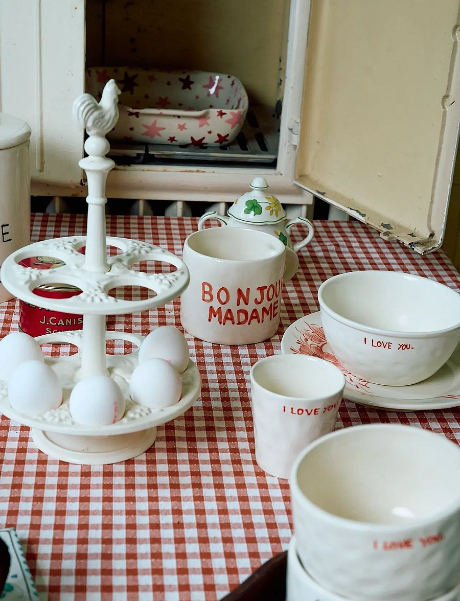 Anna + Nina - I Love You Breakfast Set - müslischalen - multi coloured - 0