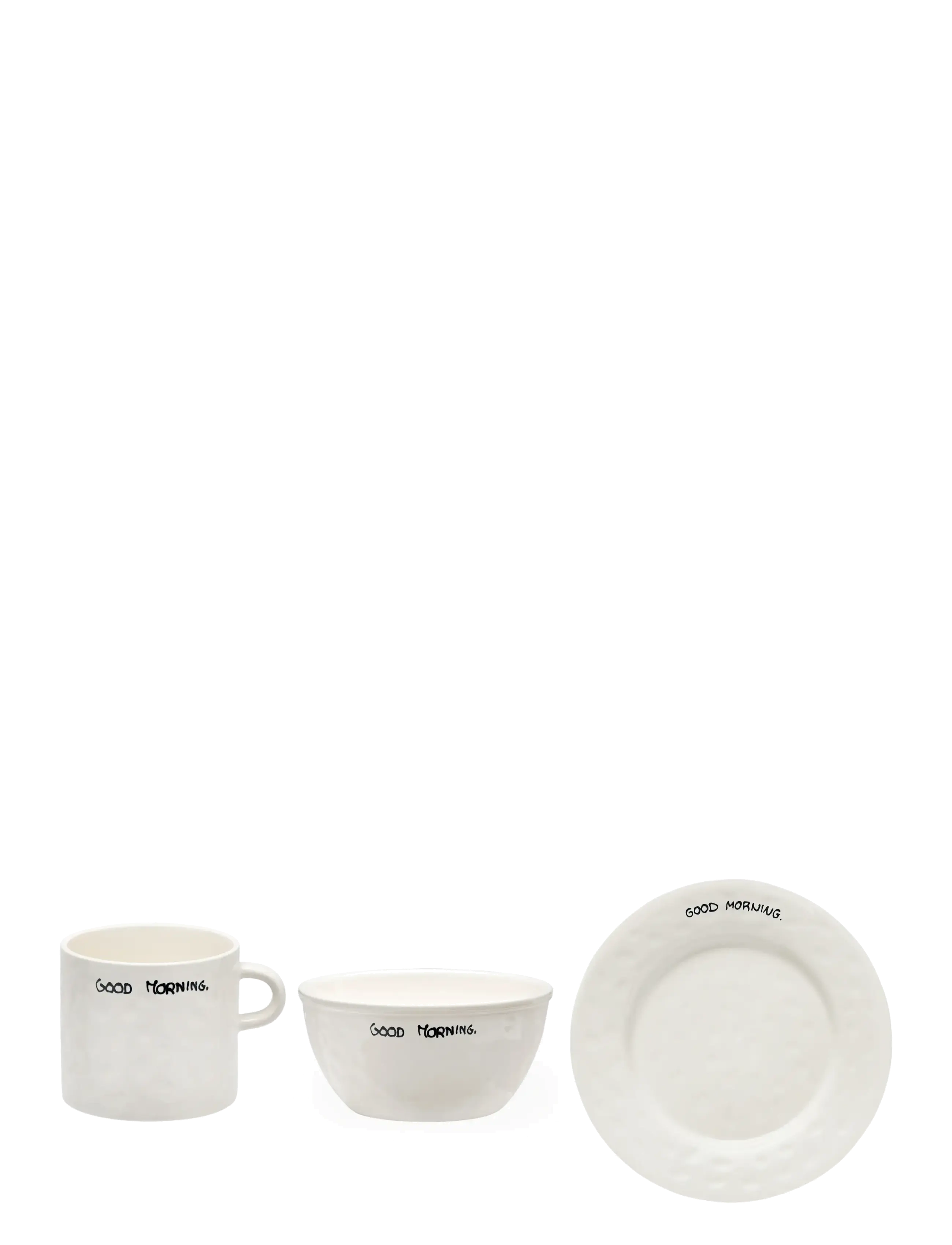 Anna + Nina Good Morning Breakfast Set - Serviesgoed - MULTI COLOURED / white