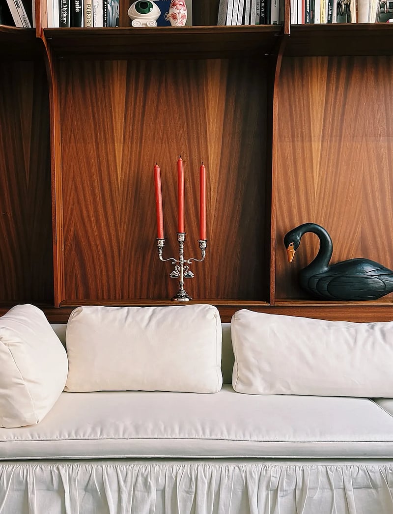 Anna + Nina - Argent Swans Candle Holder - kerzenständer - silver - 1