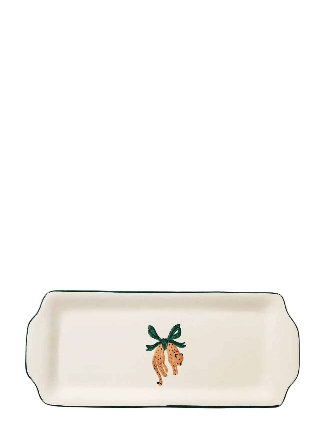 ANNA + NINA Hanging Leopard Serving Platter Cream - 17X40CM - Unisex