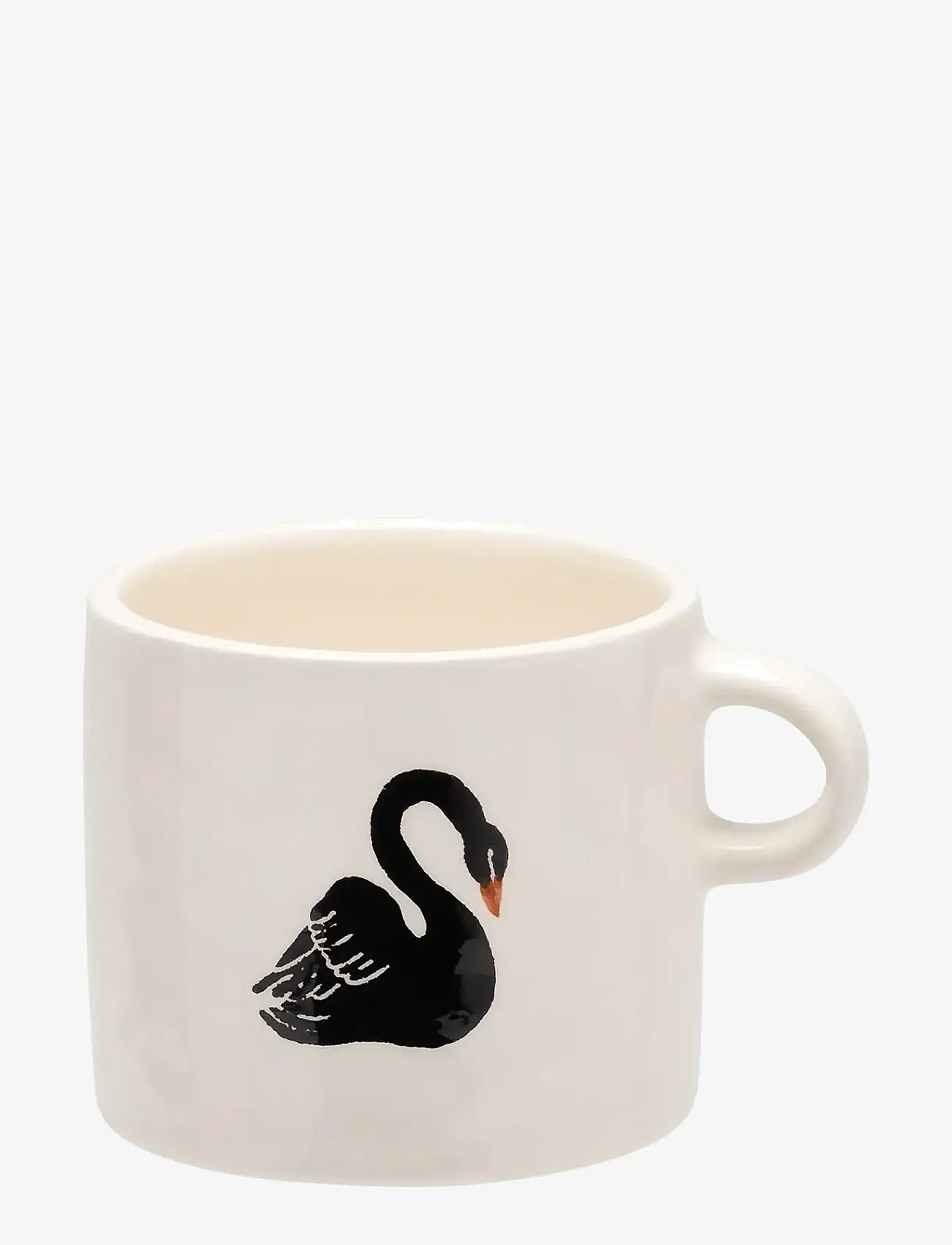 Anna + Nina - Black Swan Mug - osta hinna alusel - black - 0