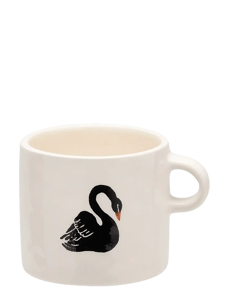 Anna + Nina - Black Swan Mug - osta hinna alusel - black - 0