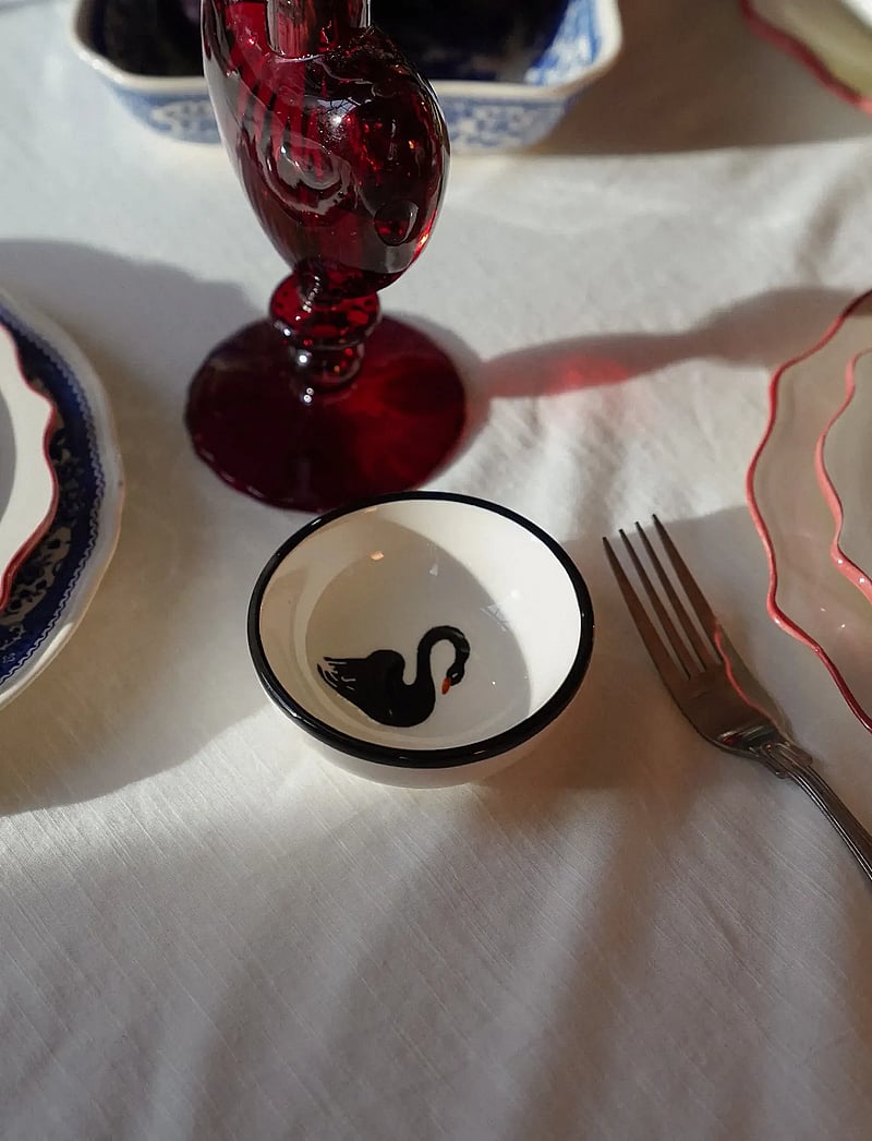 Anna + Nina - Black Swan Tapas Bowl - serviravimo indai - black - 0