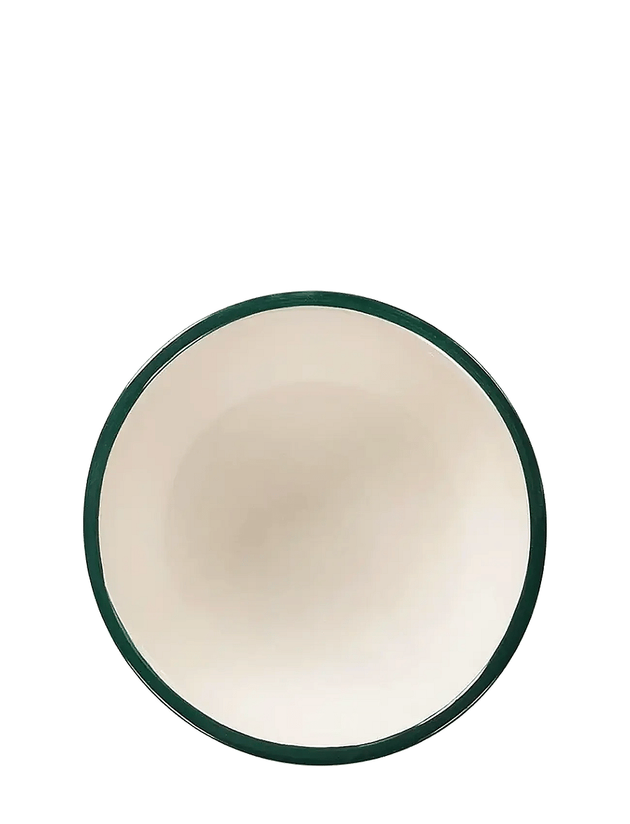 Anna + Nina - Peacock Trim Tapas Bowl - green - 1