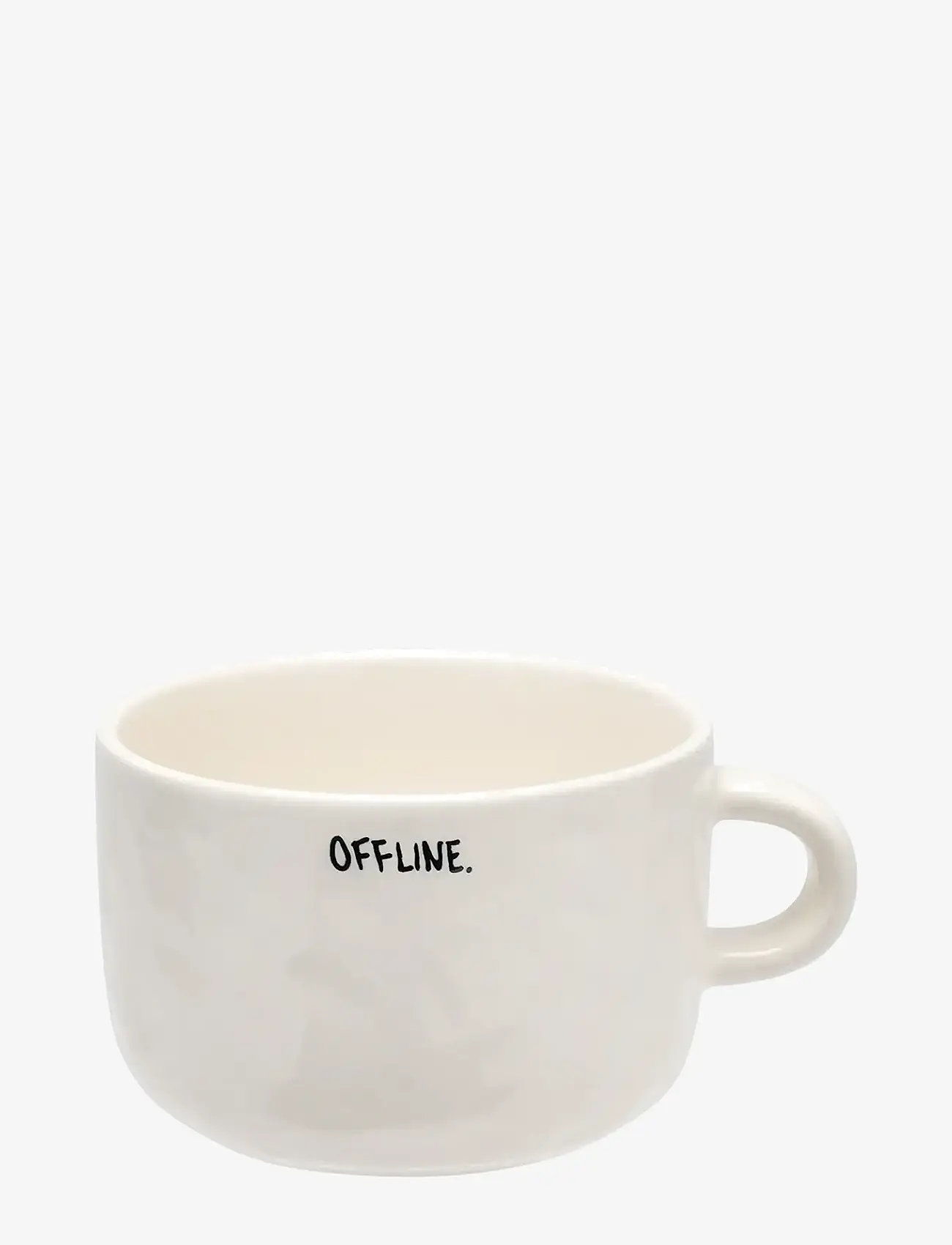 Anna + Nina - Offline Cappuccino Mug - køb efter pris - black - 0