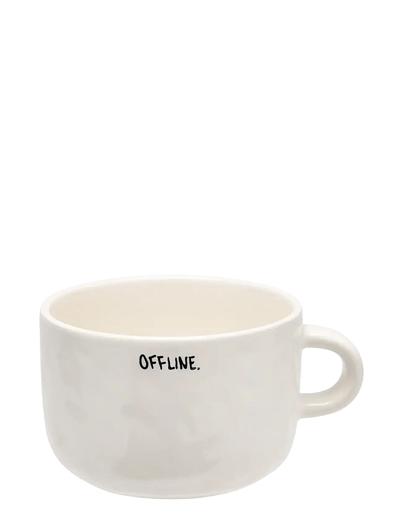Anna + Nina - Offline Cappuccino Mug - køb efter pris - black - 0