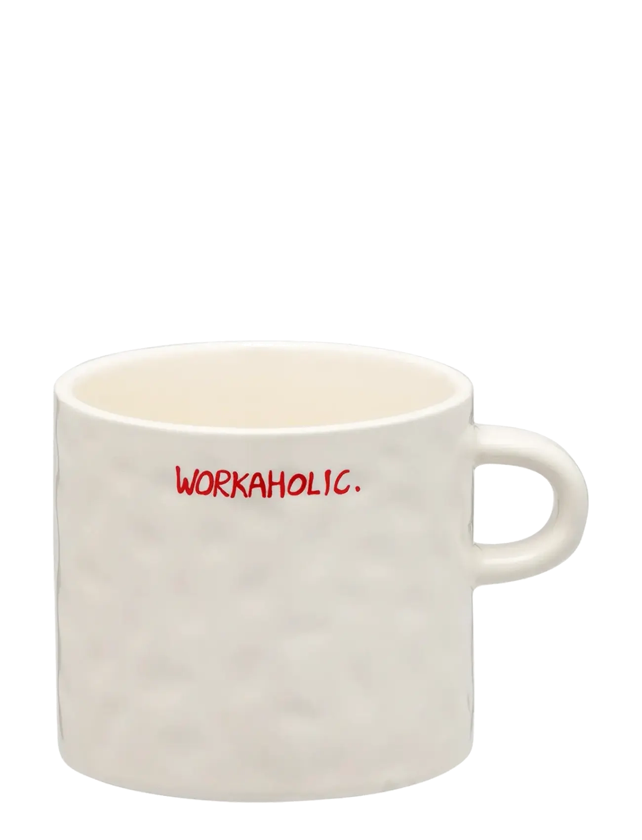 Anna + Nina Workaholic Mug, Coffee Kop, Creme, Str: 355 ML