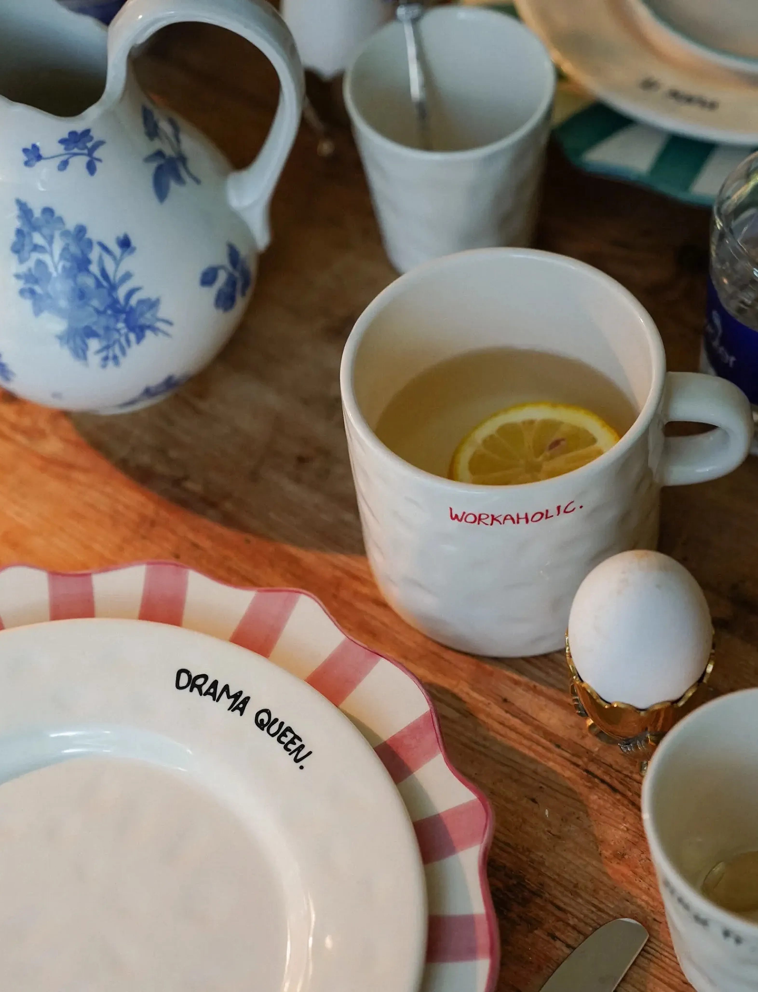 Anna + Nina Workaholic Mug, 355 ml, Cream, Kopper & Krus > Kaffekopper, Unisex