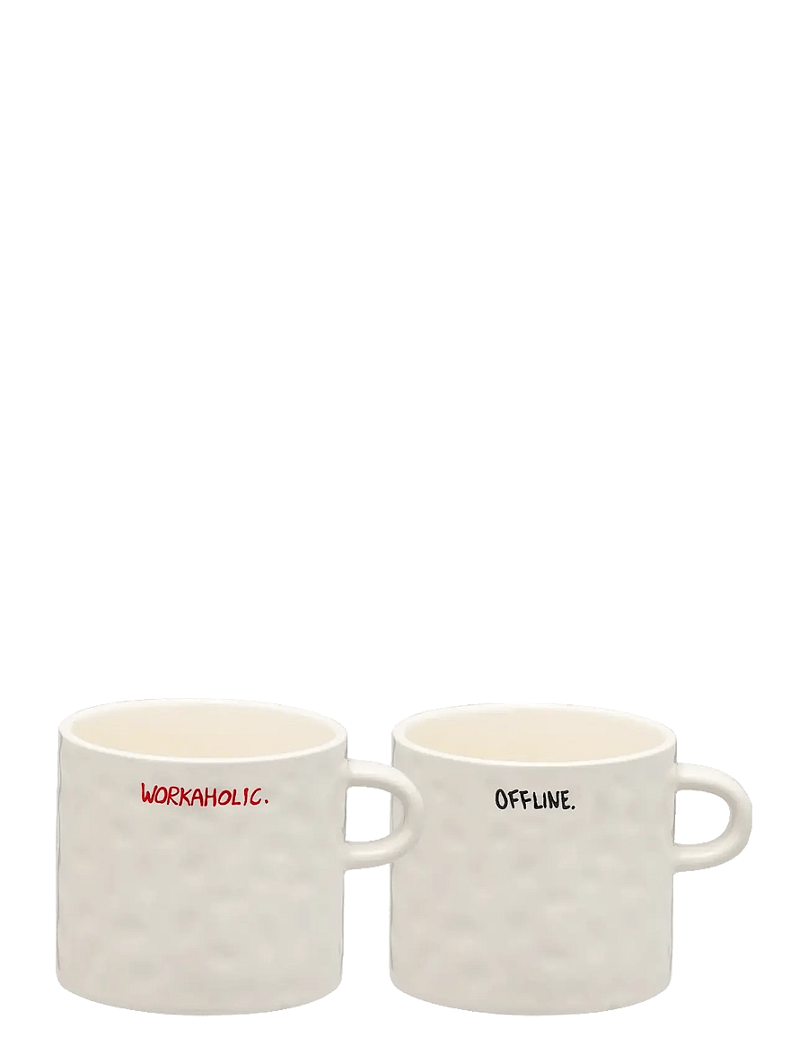 Anna + Nina - All About Balance Mug - Set of 2 - teetassen - multicolour - 1