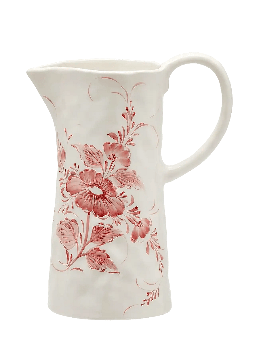 Anna + Nina - Whimsical Rose Jug - veekannud - red - 0
