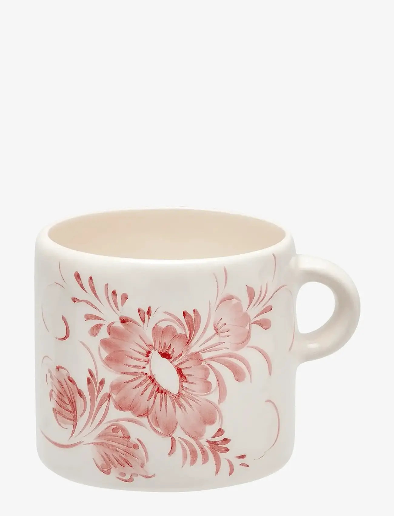 Anna + Nina - Whimsical Rose Mug - tea cups - red - 0