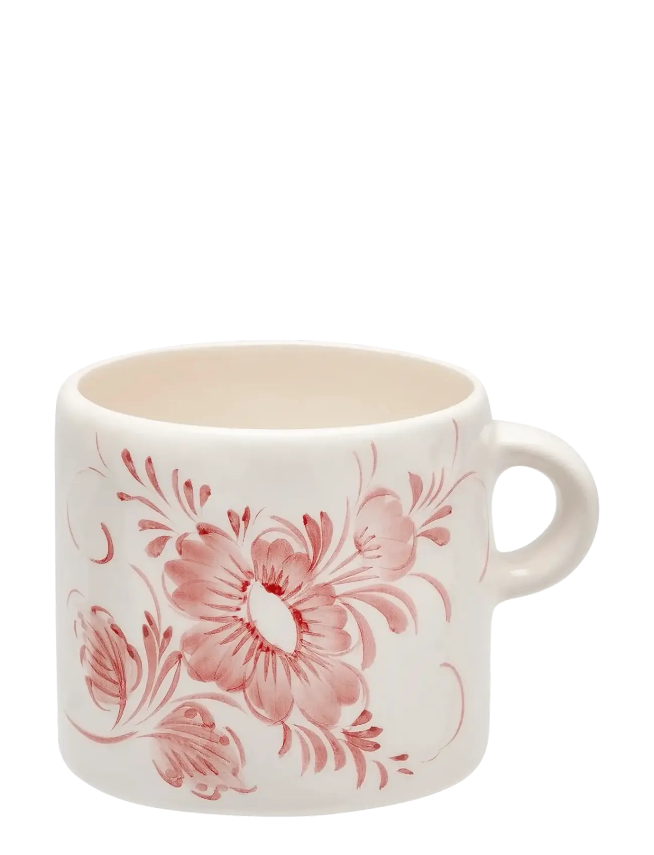Anna + Nina Whimsical Rose Mug - Anna + Nina - RED / red