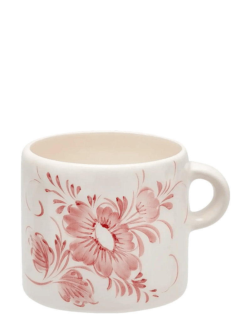 Anna + Nina - Whimsical Rose Mug - tekopper - red - 1