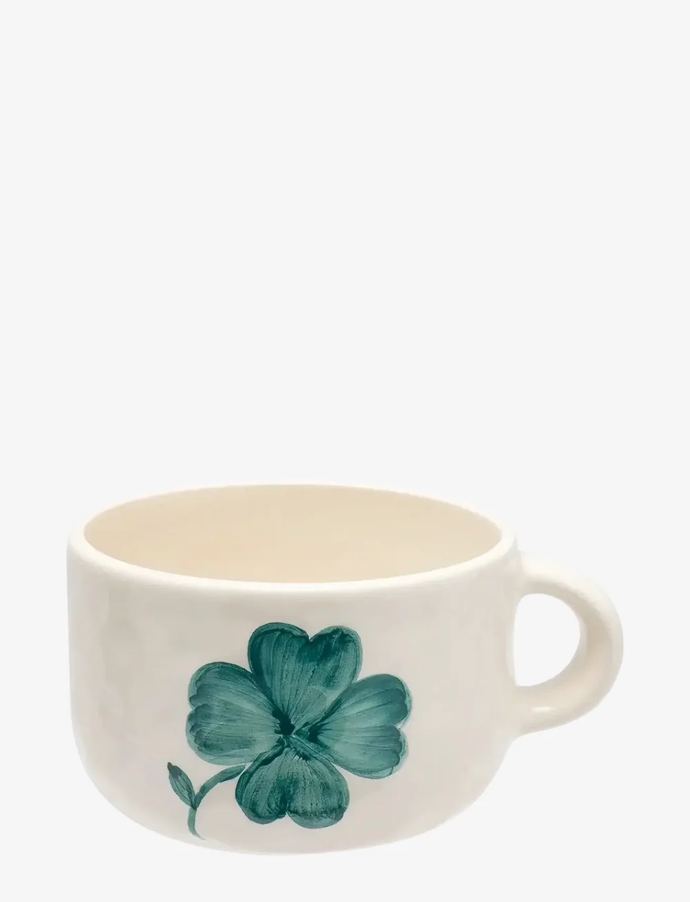 Anna + Nina - Shamrock Cappucino Mug - teetassen - green - 0