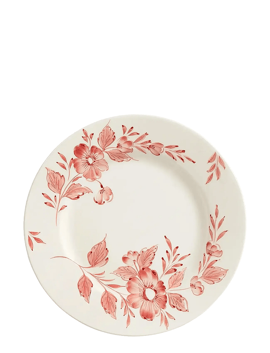 Anna + Nina - Whimsical Rose Dinner Plate - madalaimad hinnad - red - 0