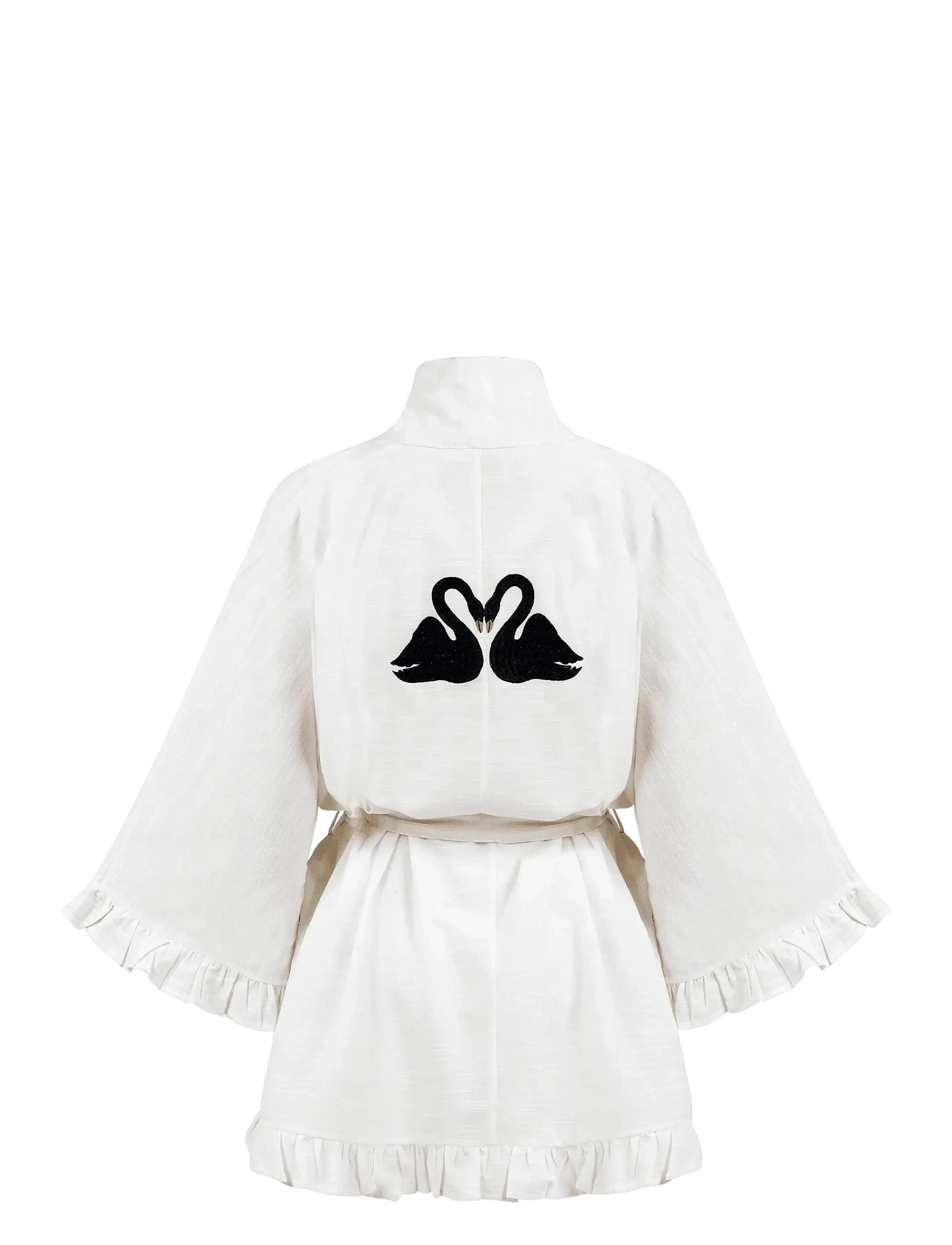 Anna + Nina - Black Swan Kimono - multicolour - 2