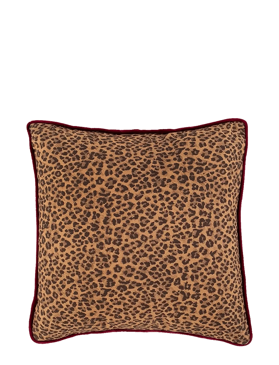 Anna + Nina - Leopard Cushion - multicolour - 0