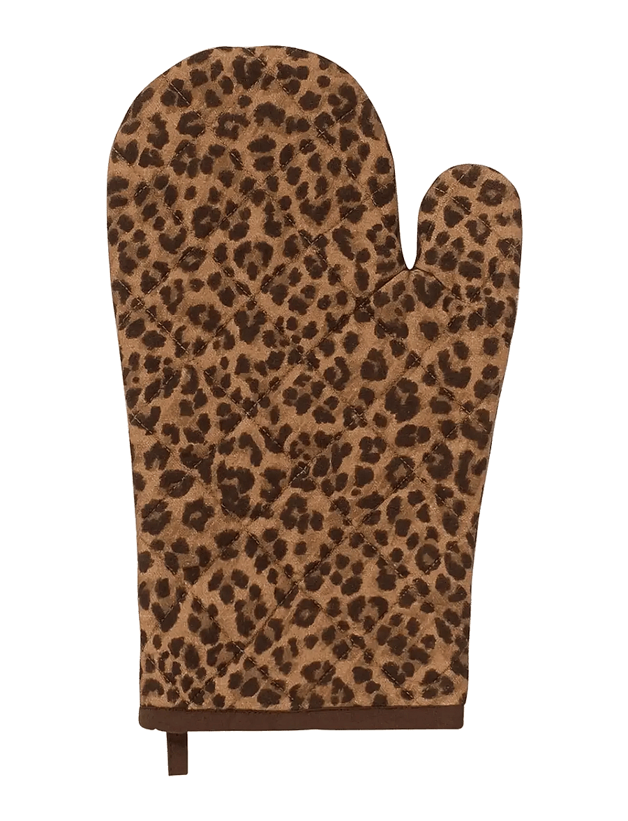 Anna + Nina - Leopard Oven Mitt - multicolour - 0