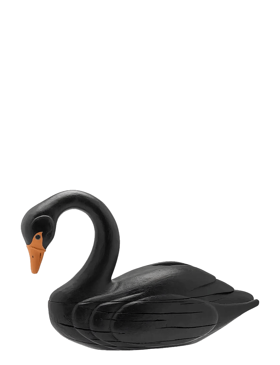 Anna + Nina - Black Swan Trinket Box - black - 0