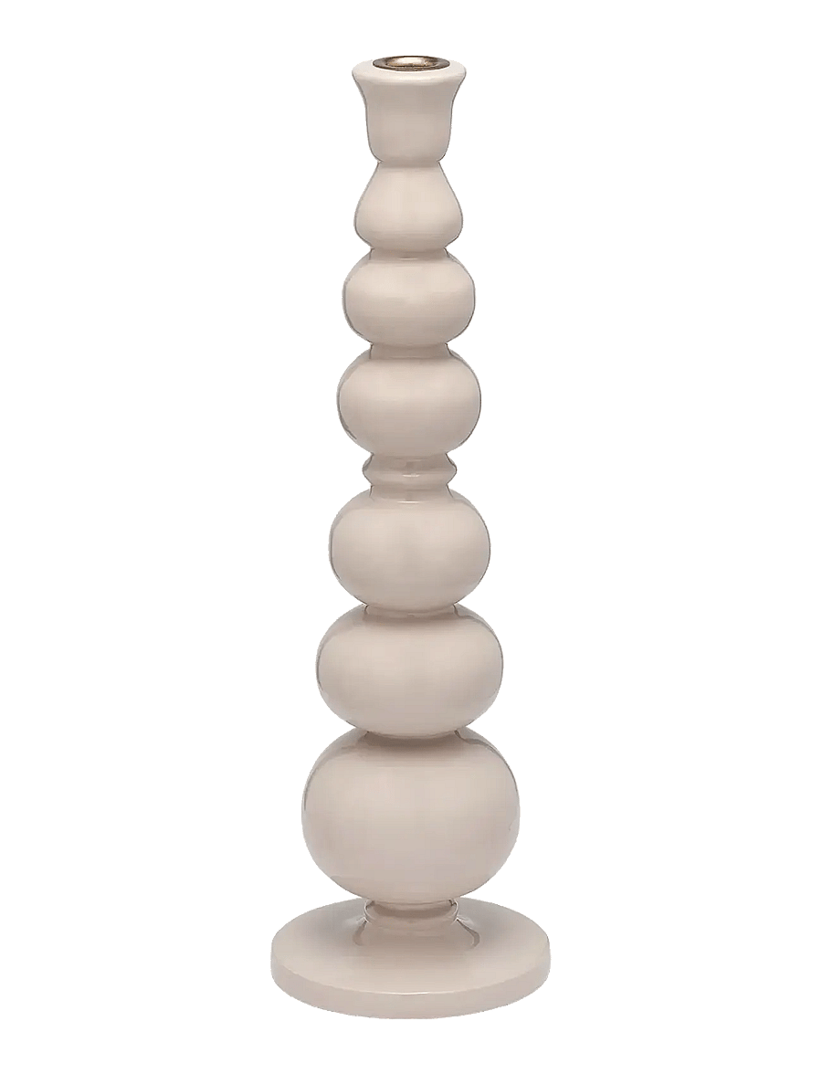 Anna + Nina - Ice Balloon Candle Holder - white - 0