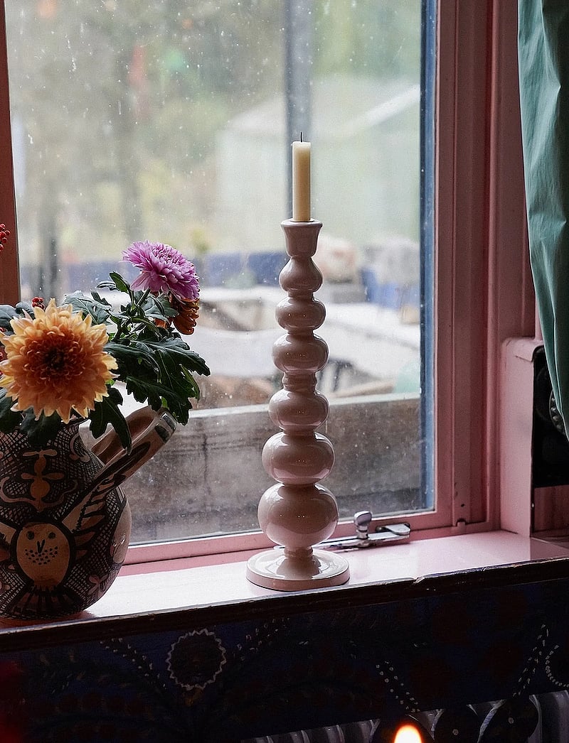 Anna + Nina - Ice Balloon Candle Holder - køb efter pris - white - 1