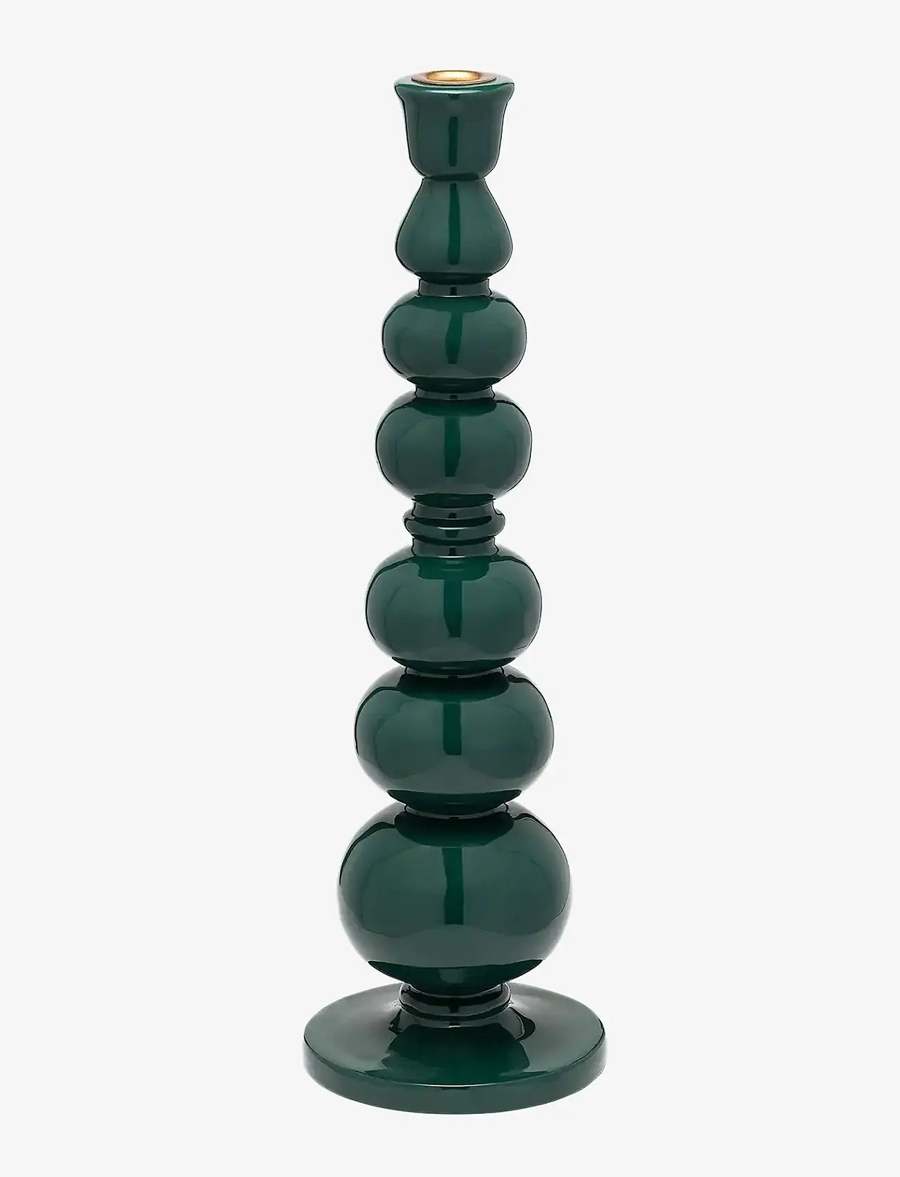 Anna + Nina - Pine Balloon Candle Holder - candlesticks - green - 1
