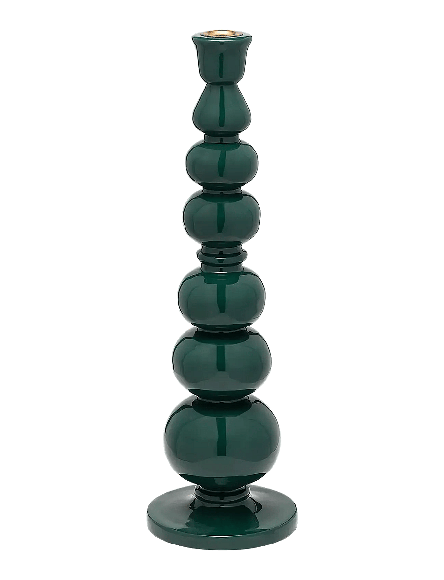 Anna + Nina - Pine Balloon Candle Holder - kerzenständer - green - 0