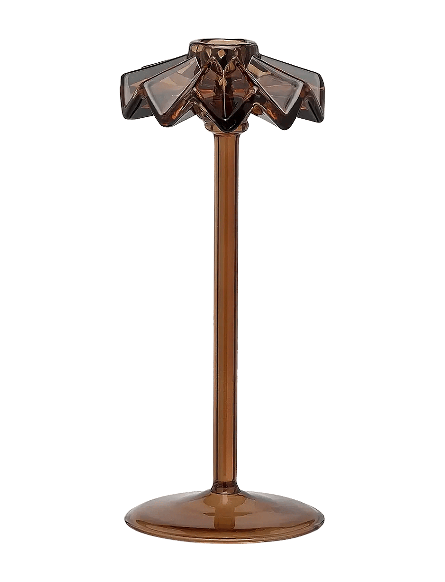 Anna + Nina - Tall Frilly Candle Holder - kerzenständer - multicolour - 1