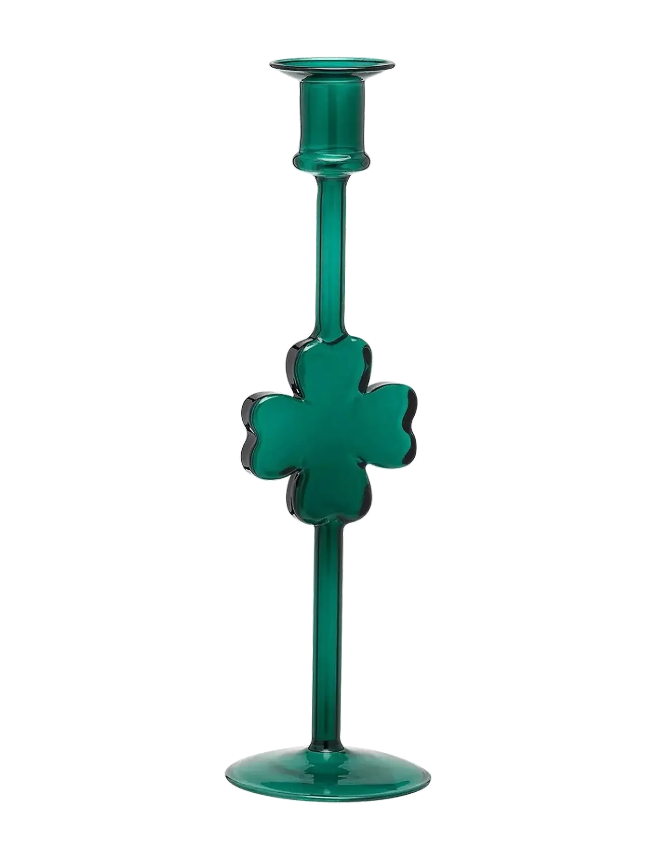 Anna + Nina Shamrock Candle Holder - Anna + Nina - MULTICOLOUR / green