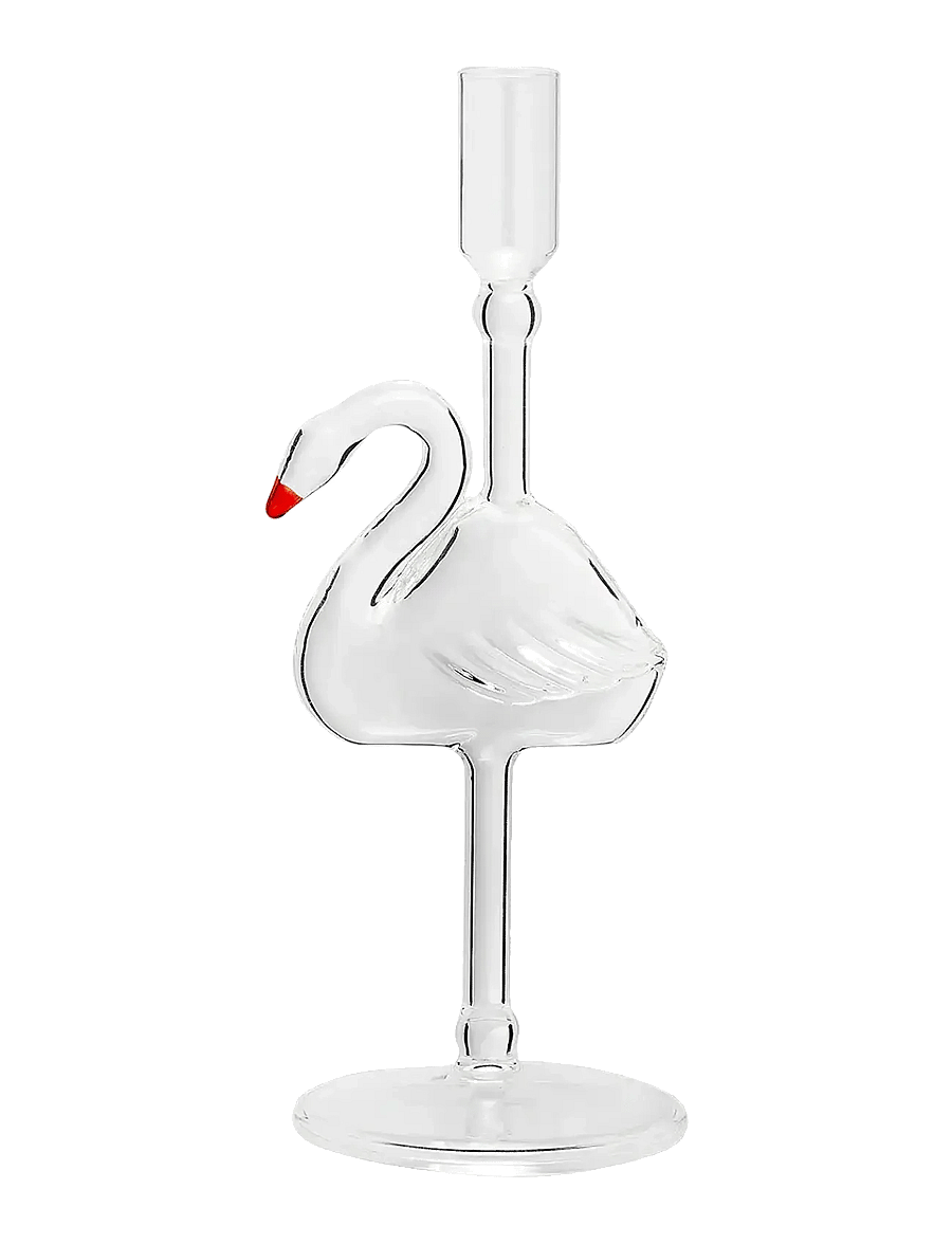Anna + Nina - Swan Lake Candle Holder - kerzenständer - multicolour - 1