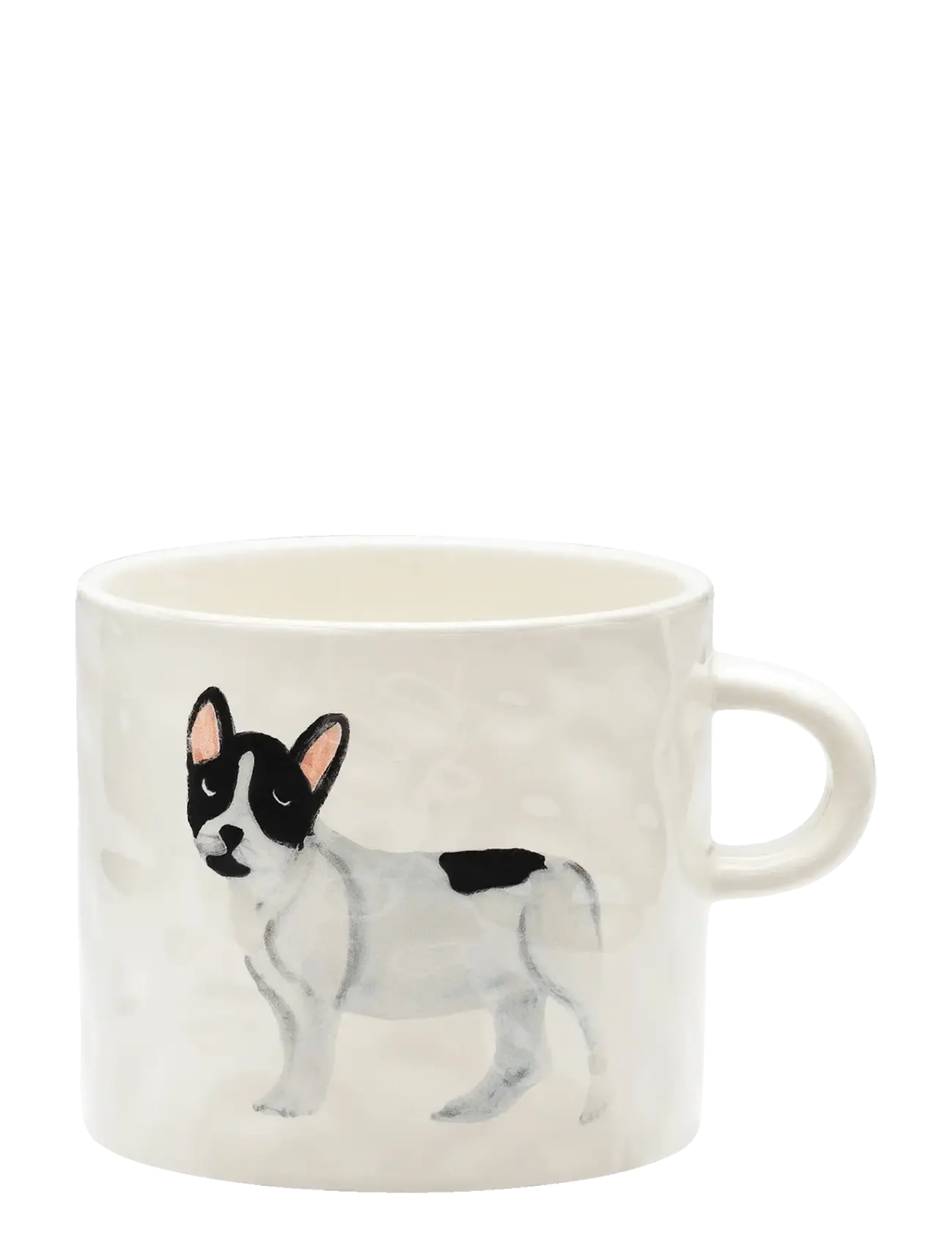 Anna + Nina French Bulldog Mug - Lauanõud - MULTICOLOR / cream