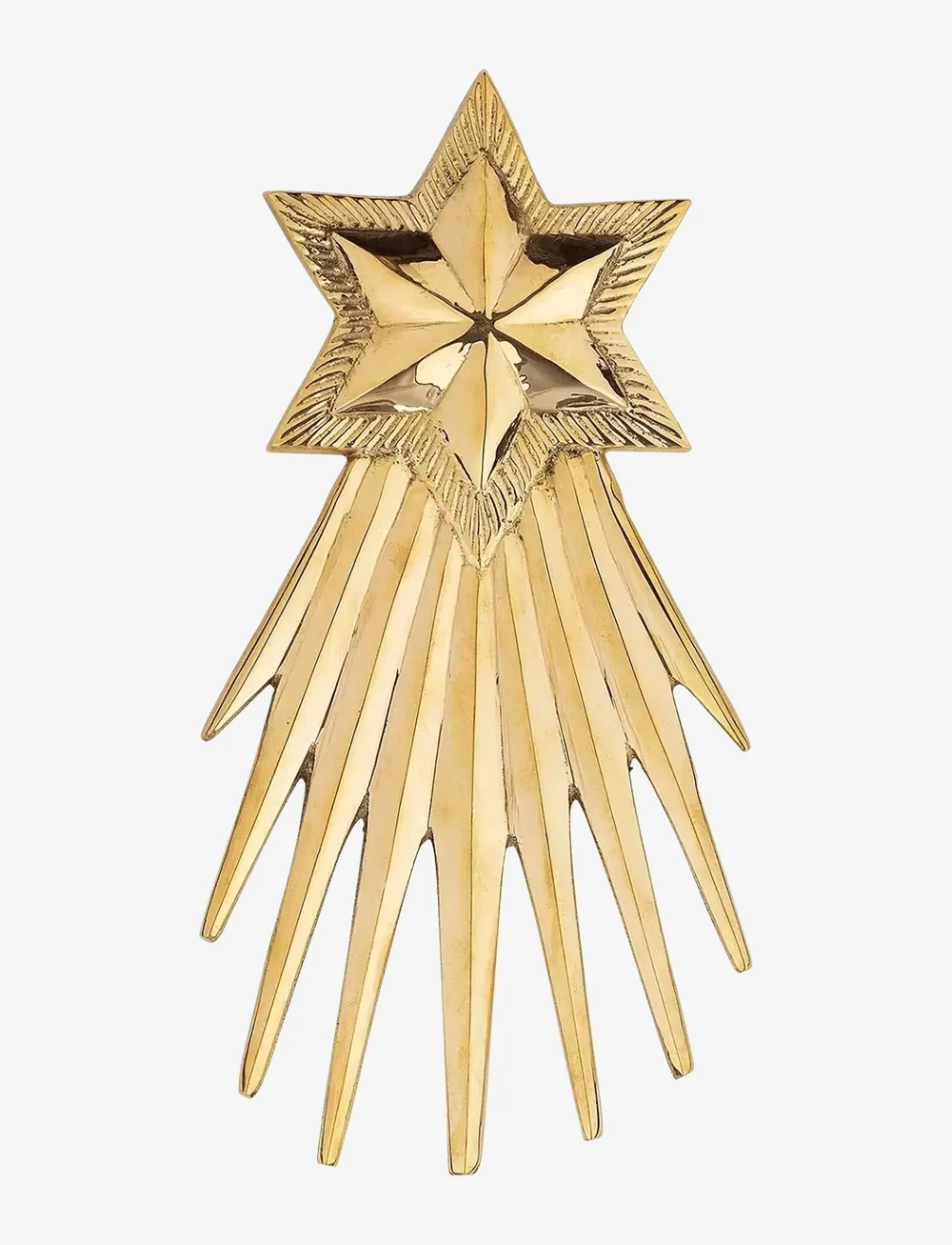 Anna + Nina - Wishing on a Christmas Star Wall Decoration - julpynt - gold - 0
