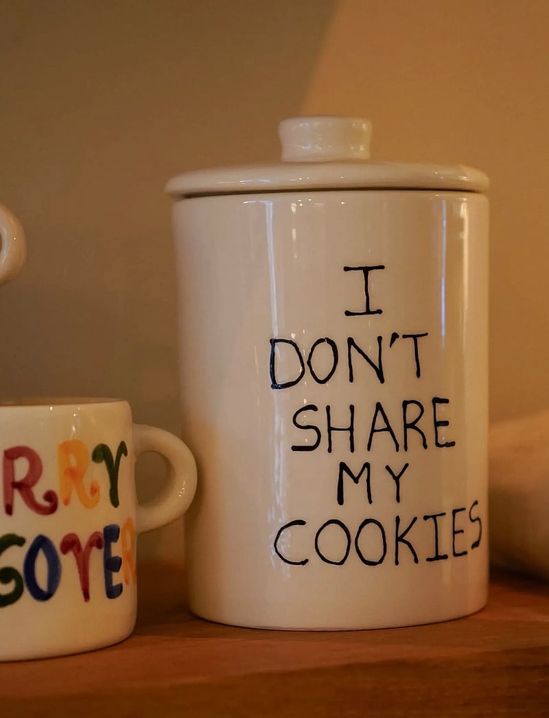 Anna + Nina - I Don't Share Cookie Jar - geschenke unter chf 50 - white - 1