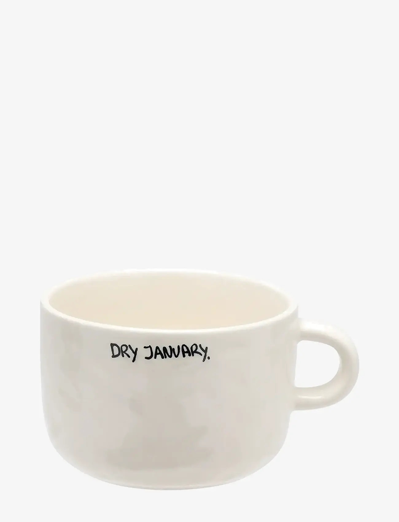 Anna + Nina - Dry January Cappuccino Mug - køb efter pris - black - 0