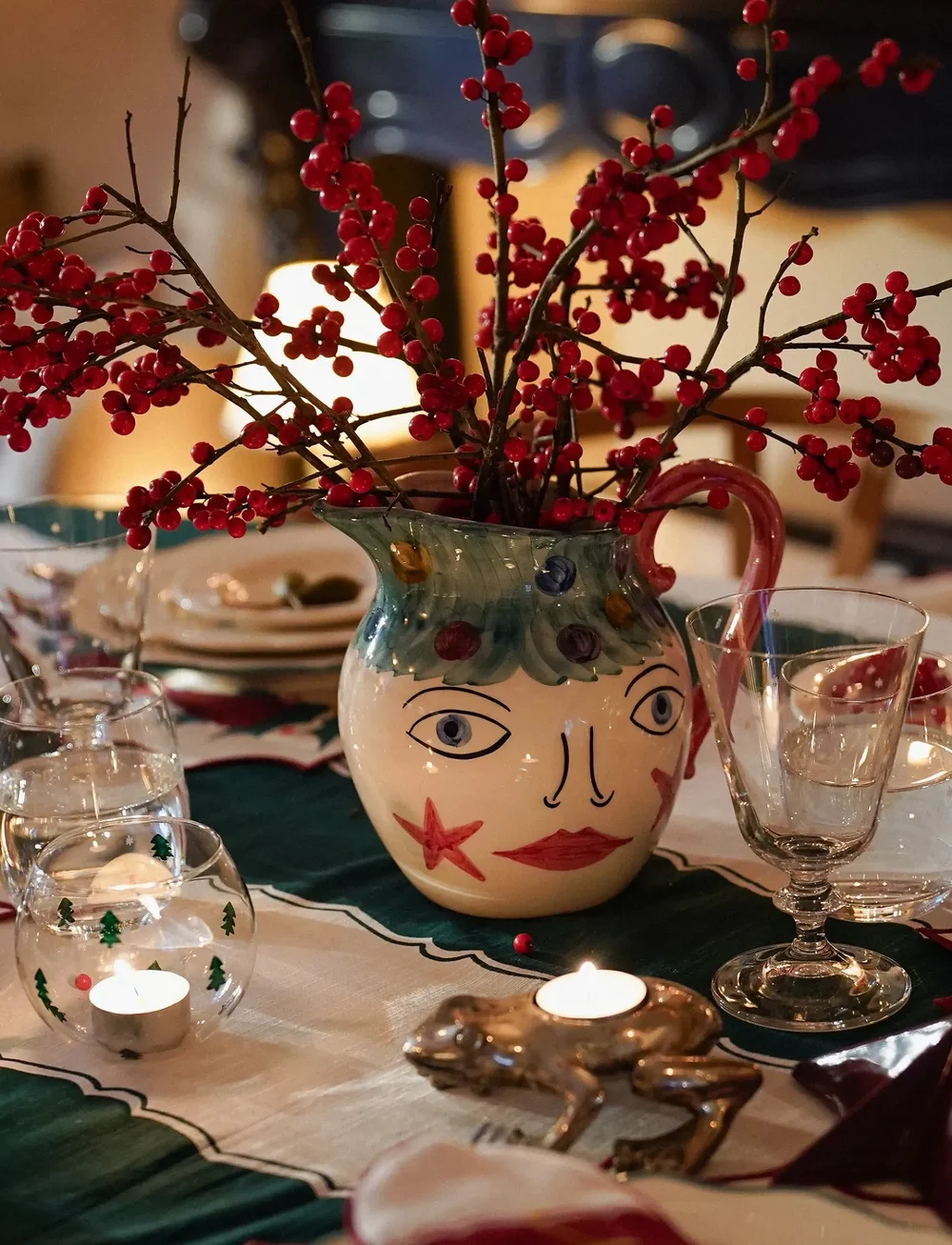 Anna + Nina - Miss Christmas Jug - juleservice - multicolor - 1