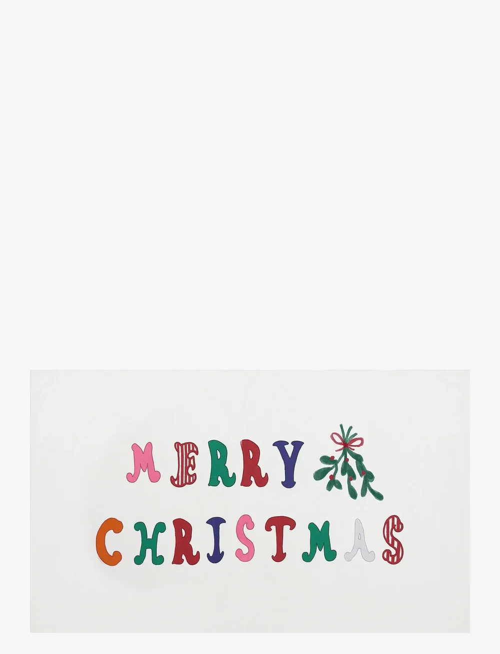 Anna + Nina - Merry Christmas Tablecloth - jultextilier - multicolor - 0