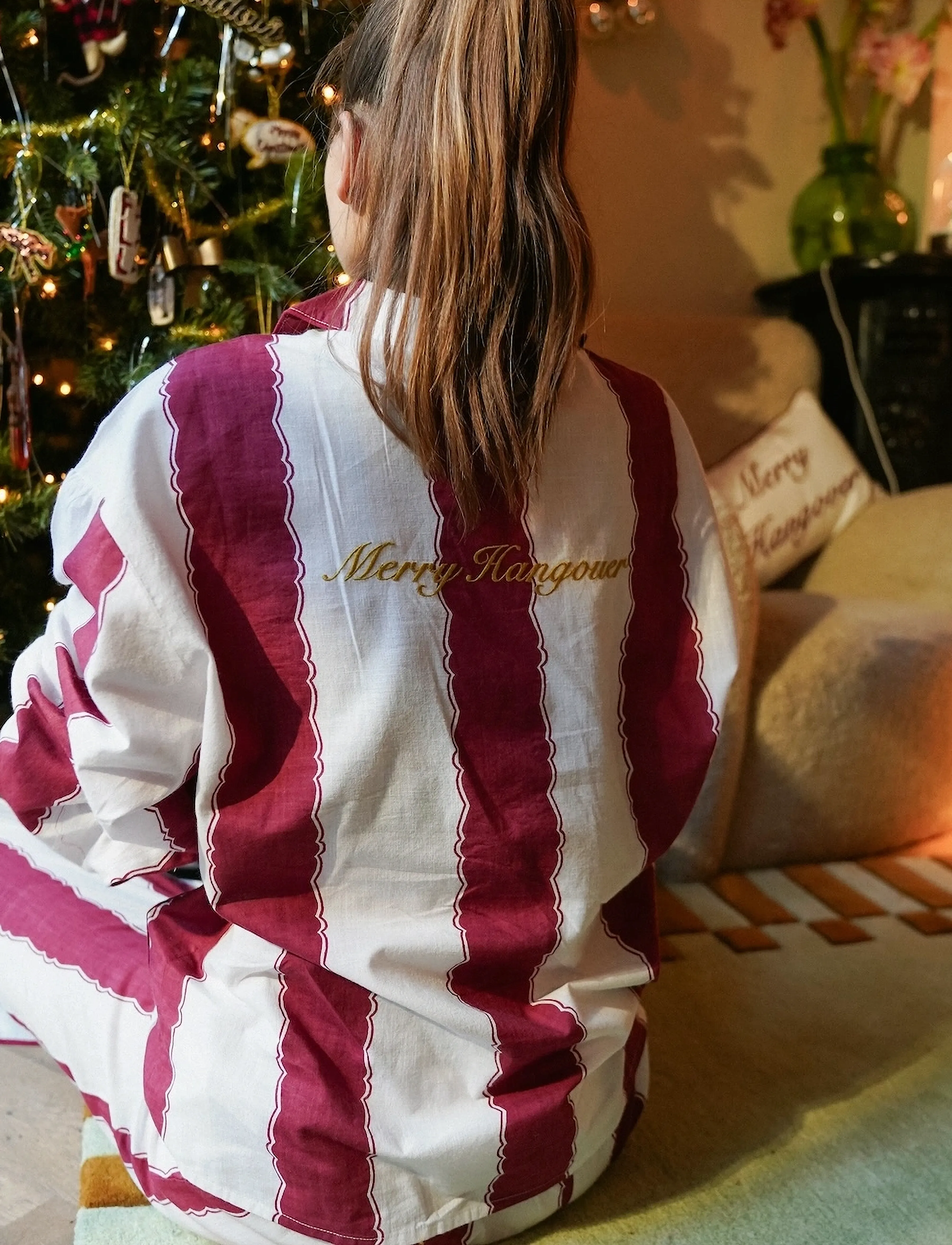 Anna + Nina - Merry Hangover Stripey Pyjama - pyjamat - multicolor - 3