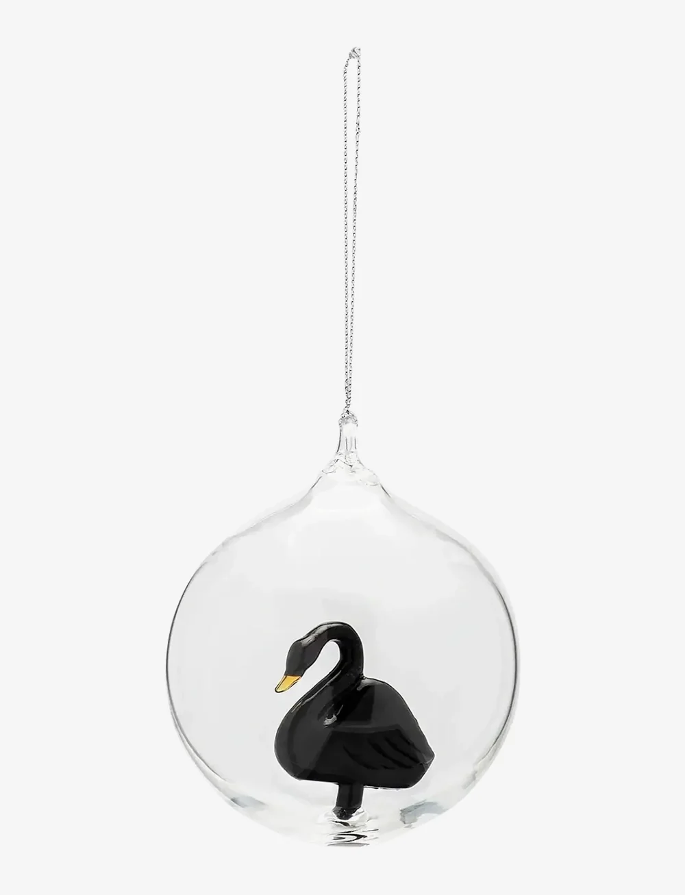 Anna + Nina - Graceful Swans Ornament - kalėdiniai žaisliukai - white - 0
