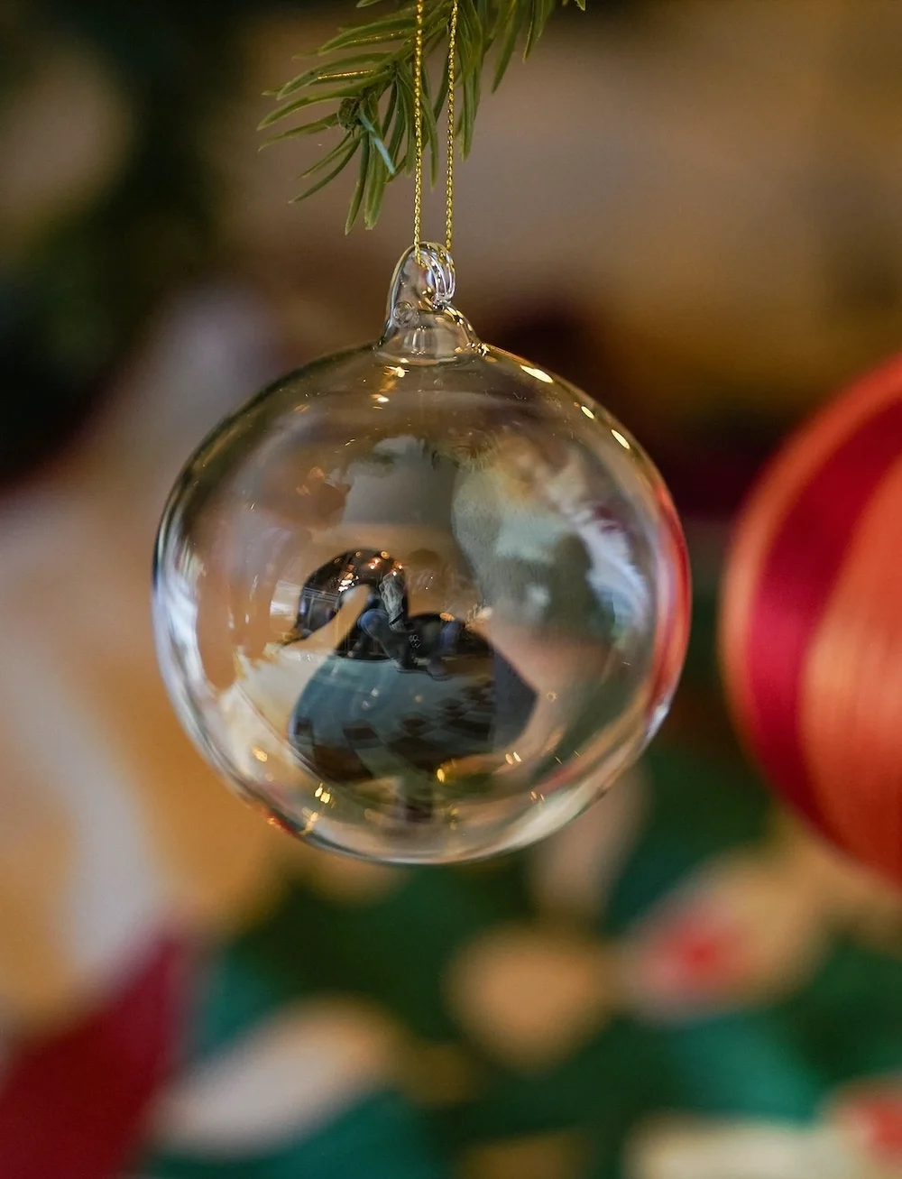 Anna + Nina - Graceful Swans Ornament - kalėdiniai žaisliukai - white - 1