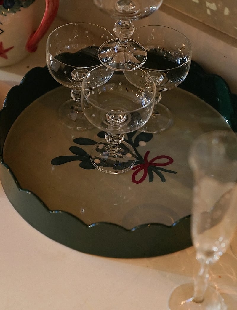 Anna + Nina - Starry Eve Cocktail Glass Set of 2 - alhaisimmat hinnat - white - 2