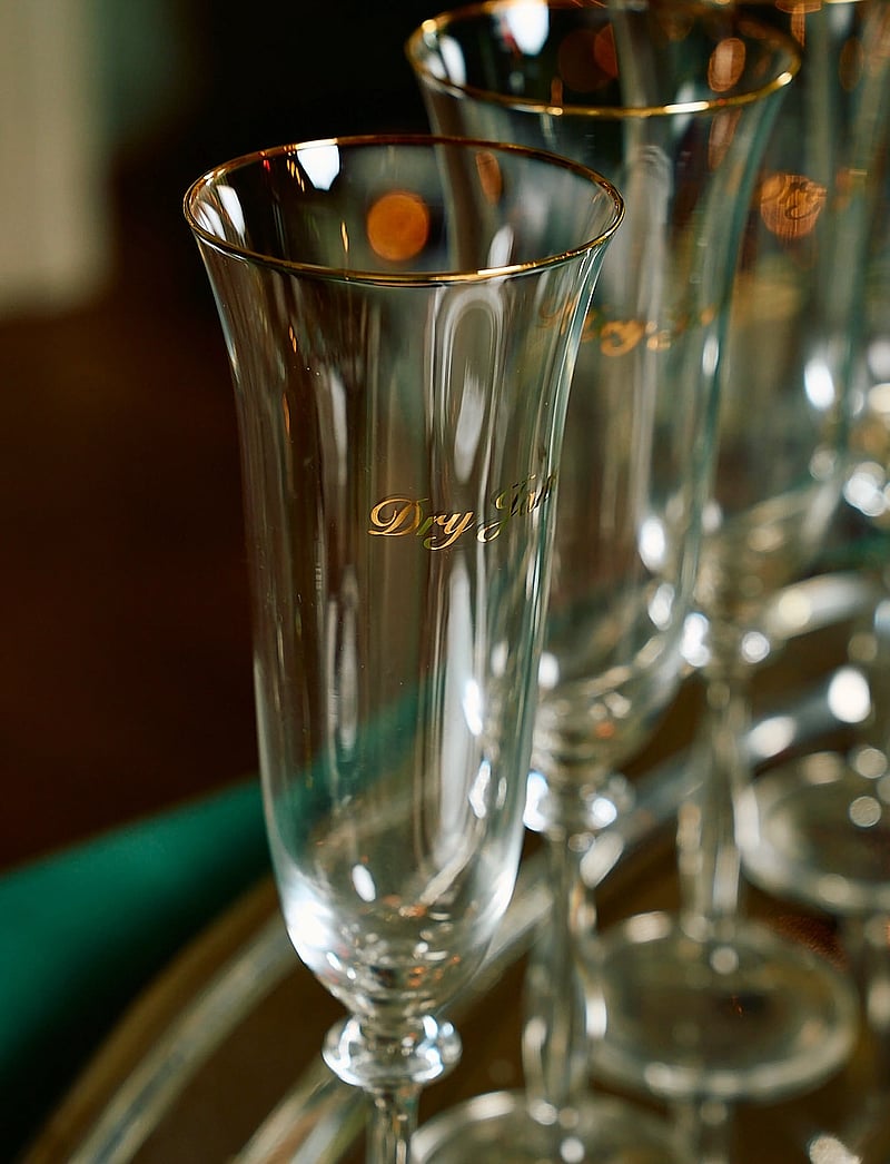 Anna + Nina - Dry January Champagne Flute Set of 2 - die niedrigsten preise - white - 3