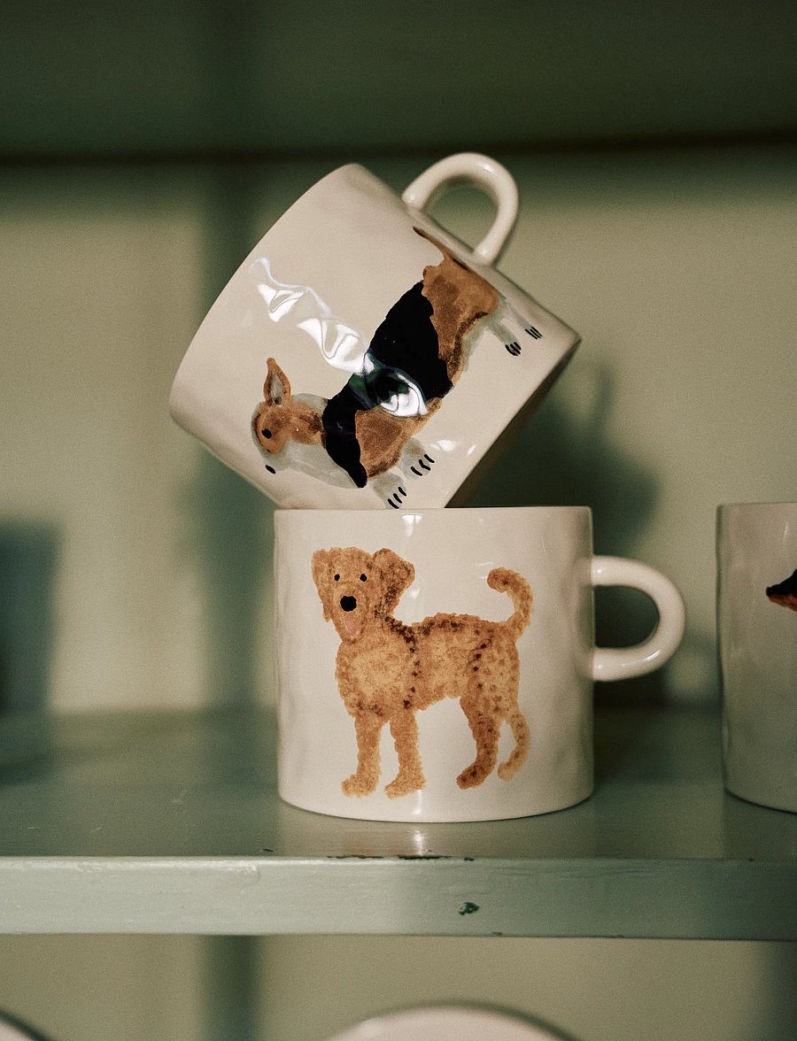 Anna + Nina - Corgi Tea Mug - teetassen - multicolor - 0