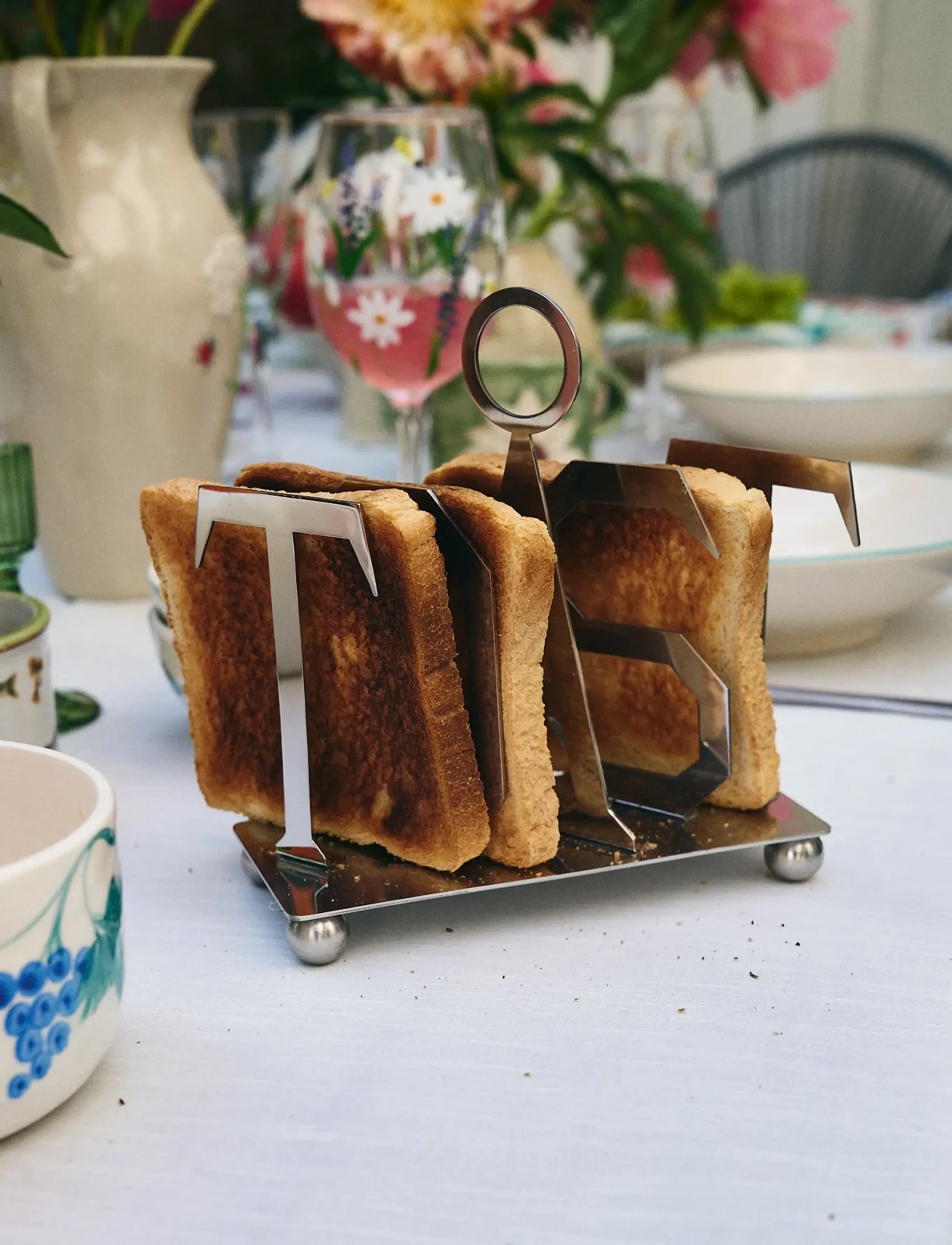 Anna + Nina Toast It Rack, One Size, Serving Dishes, Silber - Platters, Homeware