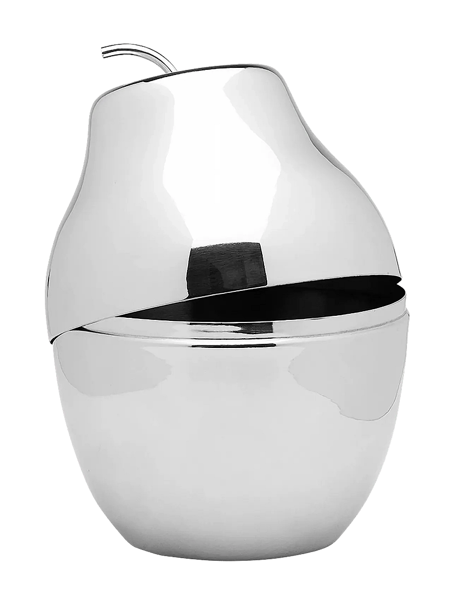 Anna + Nina - Pear Ice Bucket - eiseimer - silver - 1